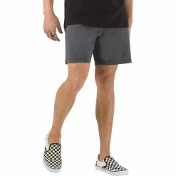 Outlet ⌛ Vans Range Salt Wash Relaxed Elastic Short Men's 🤩
