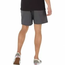 Outlet ⌛ Vans Range Salt Wash Relaxed Elastic Short Men's 🤩 -Vans Sales Shop ASP D1