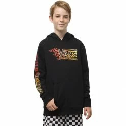 Coupon 👍 Vans Metallic Flame Pullover Hoodie Boys' 🧨