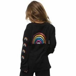 Wholesale 🧨 Vans Over Ur Head Long Sleeve Shirt Toddler Girls' 🔥 -Vans Sales Shop BLA D1 11