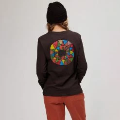 Brand new 😀 Vans Hanna Scott Long Sleeve BF Top Women's 🌟 -Vans Sales Shop BLA D3 3