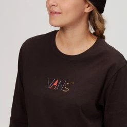 Brand new 😀 Vans Hanna Scott Long Sleeve BF Top Women's 🌟 -Vans Sales Shop BLA D5 3