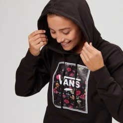 Best Pirce 🛒 Vans Boxed In Pressed Floral BF Hoodie Women's ⭐ -Vans Sales Shop BLA D6 6