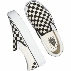 Deals 🧨 Vans Classic Checkerboard Pack Slip On Skate 👟 Shoe Toddlers' 🤩 -Vans Sales Shop BLWHCHWH D1