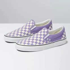 Promo 🎁 Vans Classic Checkerboard Pack Slip On 👟 Shoe ⌛ -Vans Sales Shop CHCHVITRWH D1