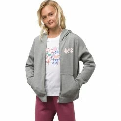 Best Sale ✔️ Vans Clippings Full Zip Hoodie Girls' ⌛