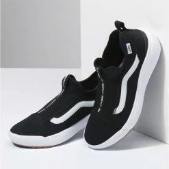 Outlet 😀 Vans Ultrarange Knit Pack Exo Slip 👟 Shoe Women's 🎁 -Vans Sales Shop KNBLTRWH D7