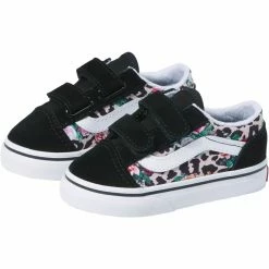 Cheapest ⭐ Vans Old Skool V Leopard Pack Skate 👟 Shoe Toddler Girls' 👍 -Vans Sales Shop LEFLBLTRWH D1