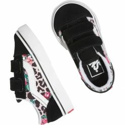Cheapest ⭐ Vans Old Skool V Leopard Pack Skate 👟 Shoe Toddler Girls' 👍 -Vans Sales Shop LEFLBLTRWH D3