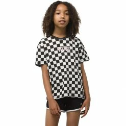 Deals ❤️ Vans Checkers Short Sleeve Shirt Girls' 🌟