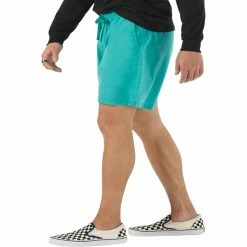 Outlet ⌛ Vans Range Salt Wash Relaxed Elastic Short Men's 🤩 -Vans Sales Shop PORGRE D3