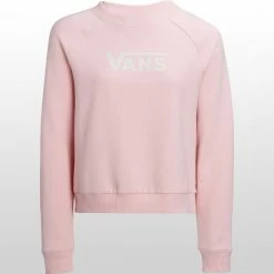 Hot Sale ⭐ Vans Flying V Boxy Crew Sweatshirt Women's 🤩 -Vans Sales Shop POWPIN D4