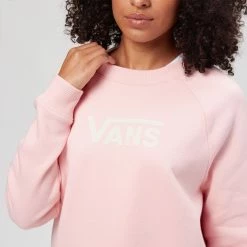 Hot Sale ⭐ Vans Flying V Boxy Crew Sweatshirt Women's 🤩 -Vans Sales Shop POWPIN D5