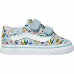 Hot Sale ✨ Vans Old Skool V Rainbow Pack Skate 👟 Shoe Toddler Girls' 🤩