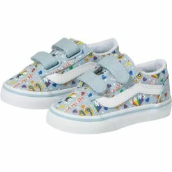 Hot Sale ✨ Vans Old Skool V Rainbow Pack Skate 👟 Shoe Toddler Girls' 🤩 -Vans Sales Shop RAVAWISKTRWH D1 1