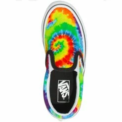 Best deal 😀 Vans Classic Tie Dye Pack Slip On Skate 👟 Shoe Kids' 🌟 -Vans Sales Shop SPTIDYMUTRWH D2 1