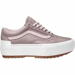 Best deal 😍 Vans Old Skool Stacked Tumbled Leather 👟 Shoe Women's 👍