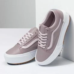 Best deal 😍 Vans Old Skool Stacked Tumbled Leather 👟 Shoe Women's 👍 -Vans Sales Shop TULEPUDOTRWHLL D7